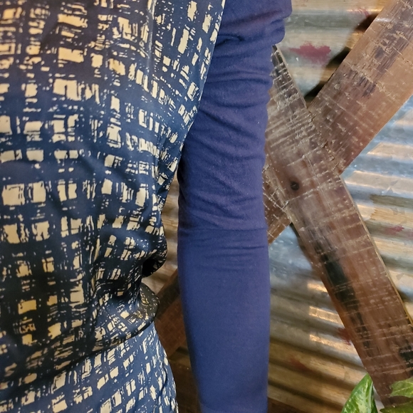 Michael Kors Blue and gold top - Picture 3 of 7